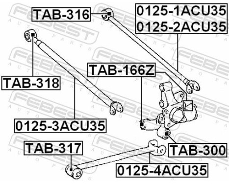 Control Arm-/Trailing Arm Bush