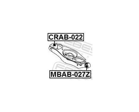 Control Arm-/Trailing Arm Bush, Image 2