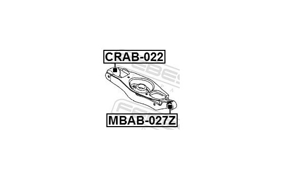 Control Arm-/Trailing Arm Bush, Image 2