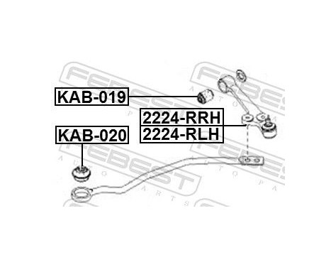 Control Arm-/Trailing Arm Bush, Image 2