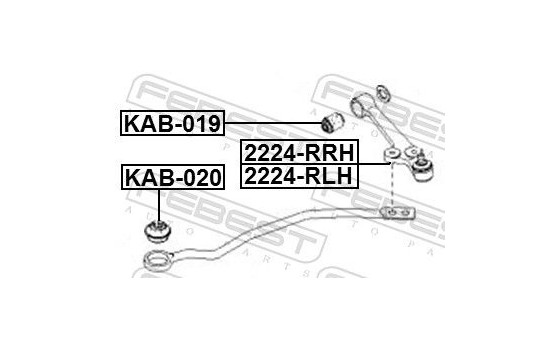 Control Arm-/Trailing Arm Bush, Image 2