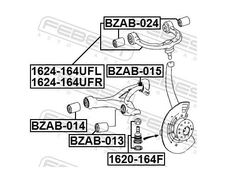 Control Arm-/Trailing Arm Bush