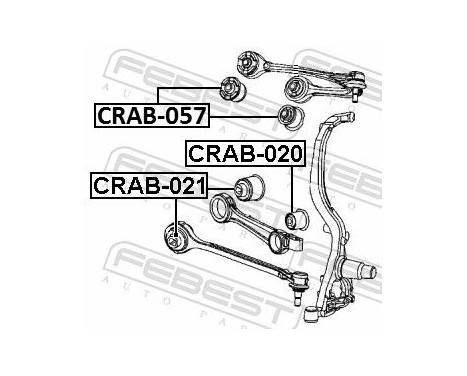 Control Arm-/Trailing Arm Bush