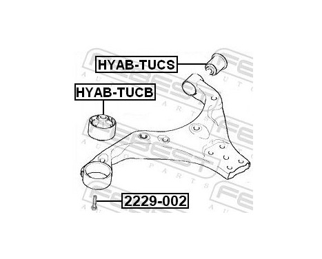 Control Arm-/Trailing Arm Bush