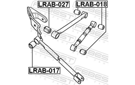 Control Arm-/Trailing Arm Bush