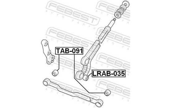 Control Arm-/Trailing Arm Bush, Image 2