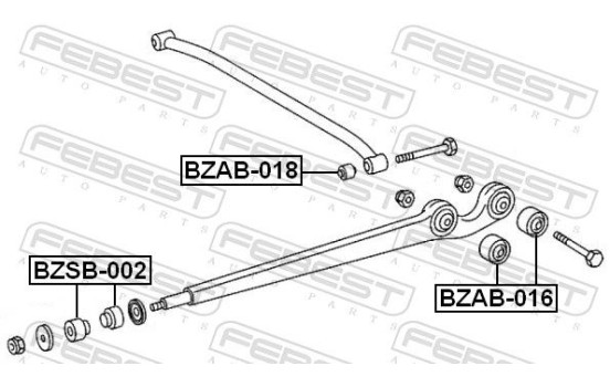 Control Arm-/Trailing Arm Bush, Image 2