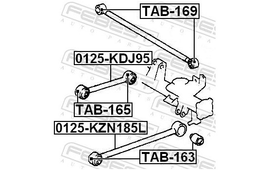 Control Arm-/Trailing Arm Bush