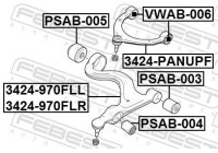 Control Arm-/Trailing Arm Bush