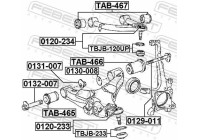 Control Arm-/Trailing Arm Bush