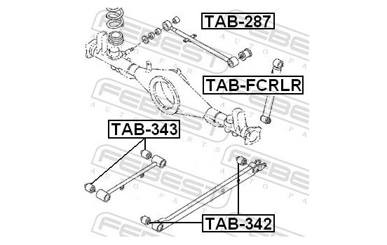 Control Arm-/Trailing Arm Bush, Image 2