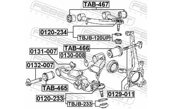 Control Arm-/Trailing Arm Bush