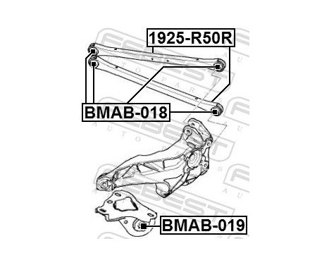 Control Arm-/Trailing Arm Bush, Image 2