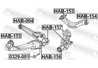 Control Arm-/Trailing Arm Bush