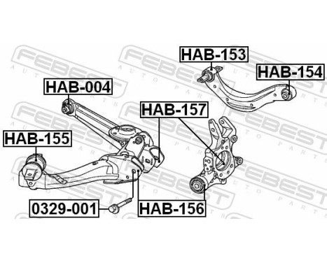 Control Arm-/Trailing Arm Bush