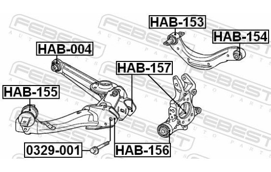 Control Arm-/Trailing Arm Bush