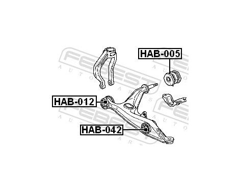 Control Arm-/Trailing Arm Bush