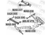 Control Arm-/Trailing Arm Bush