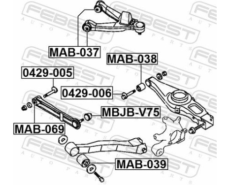 Control Arm-/Trailing Arm Bush