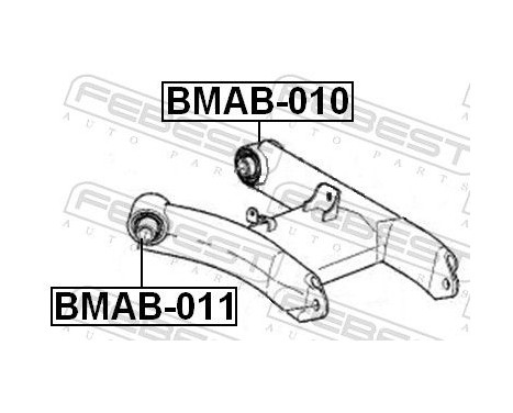Control Arm-/Trailing Arm Bush, Image 2