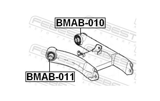 Control Arm-/Trailing Arm Bush, Image 2