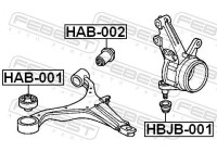 Control Arm-/Trailing Arm Bush