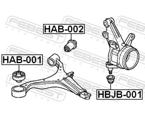 Control Arm-/Trailing Arm Bush