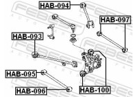 Control Arm-/Trailing Arm Bush