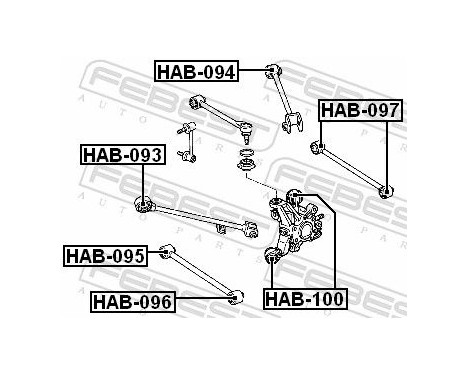 Control Arm-/Trailing Arm Bush