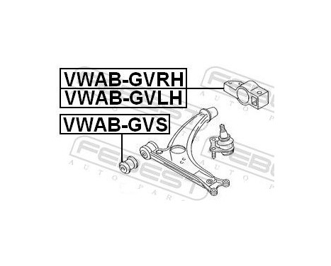 Control Arm-/Trailing Arm Bush