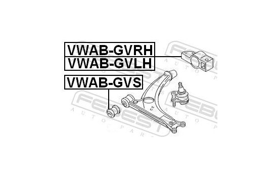 Control Arm-/Trailing Arm Bush