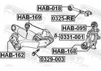 Control Arm-/Trailing Arm Bush