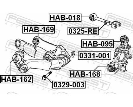 Control Arm-/Trailing Arm Bush