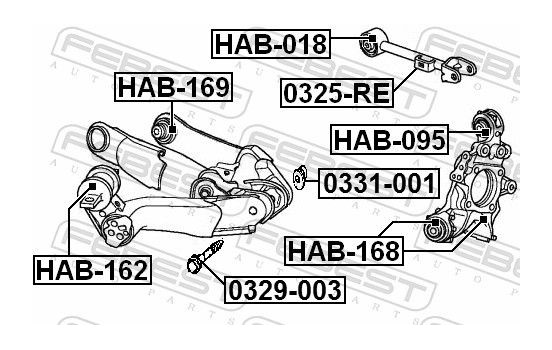 Control Arm-/Trailing Arm Bush