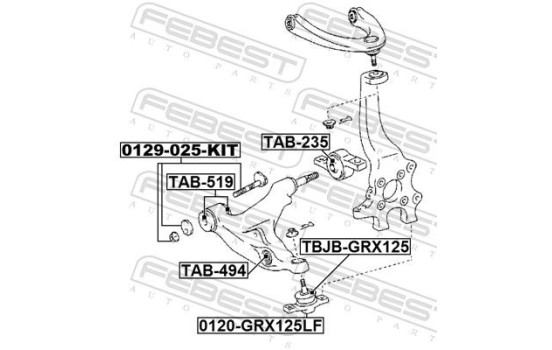 Control Arm-/Trailing Arm Bush