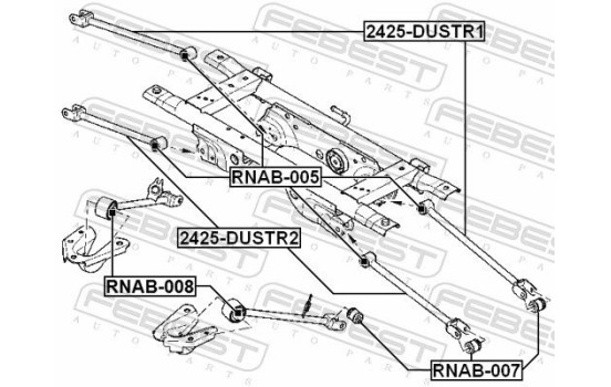 Control Arm-/Trailing Arm Bush
