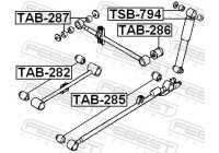 Control Arm-/Trailing Arm Bush