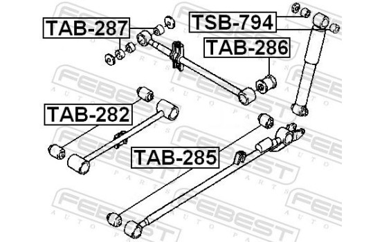 Control Arm-/Trailing Arm Bush