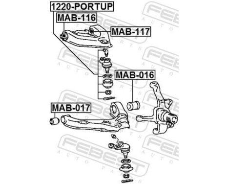 Control Arm-/Trailing Arm Bush