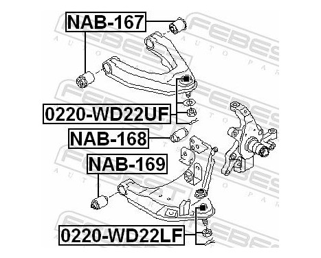 Control Arm-/Trailing Arm Bush