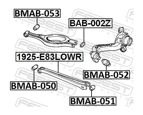 Control Arm-/Trailing Arm Bush, Image 2