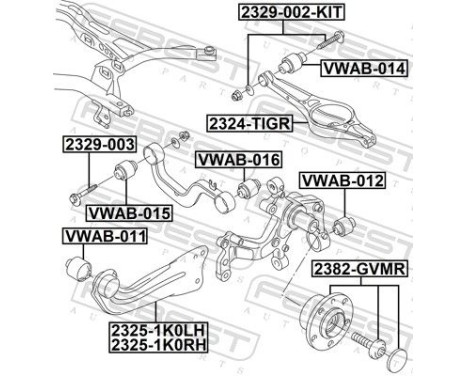 Control Arm-/Trailing Arm Bush, Image 2