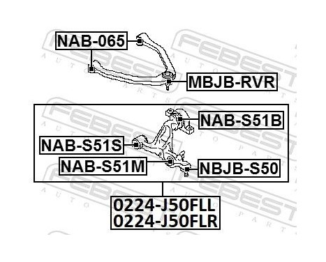 Control Arm-/Trailing Arm Bush, Image 2