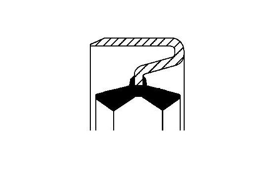 Seal Ring, stub axle, Image 2