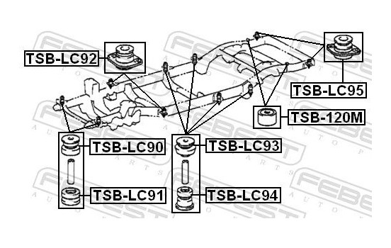 Montage, axle beam