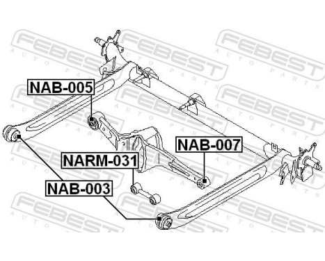 Mounting, axle beam, Image 2
