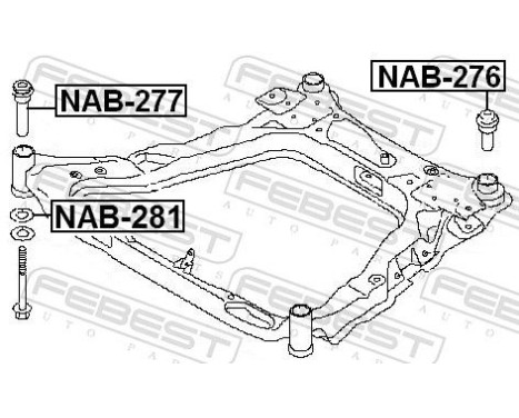 Mounting, axle beam, Image 2