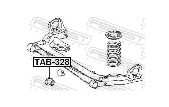 Mounting, axle beam, Image 2