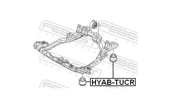 Mounting, axle beam, Image 2
