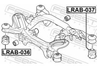 Mounting, axle beam